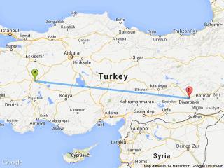 Afyon Diyarbakır Arasındaki Otobüs Seferleri