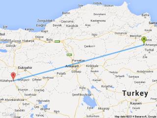 Amasya Kütahya Arasındaki Otobüs Seferleri
