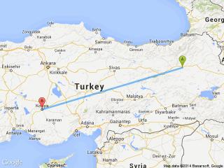 Konya Erzurum Arasındaki Otobüs Seferleri