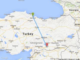 Samsun Şanlıurfa Arasındaki Otobüs Seferleri